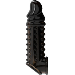VirilXL Gaine de pénis perlée Viril XL V11 15.5 x 4cm Noire